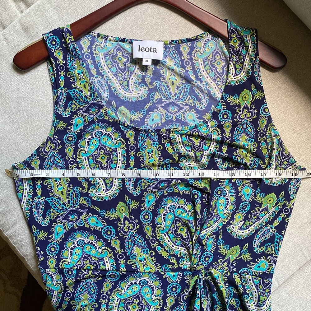 Leota Knot Detail Maxi Dress XL 16 - Picture 3 of 10